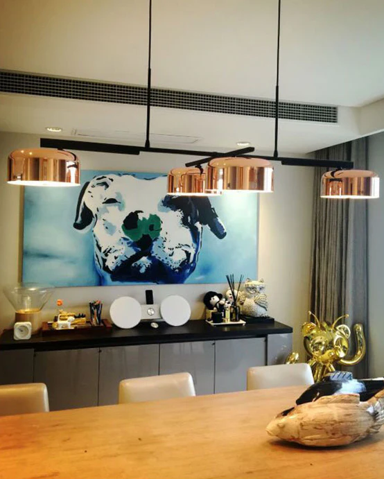 WOMO Drum Shade Linear Chandelier-WM2615 - Image 8