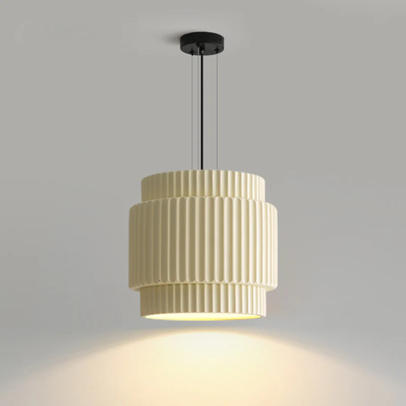 WOMO Ribbed Drum Pendant Light-WM2469 - Image 15