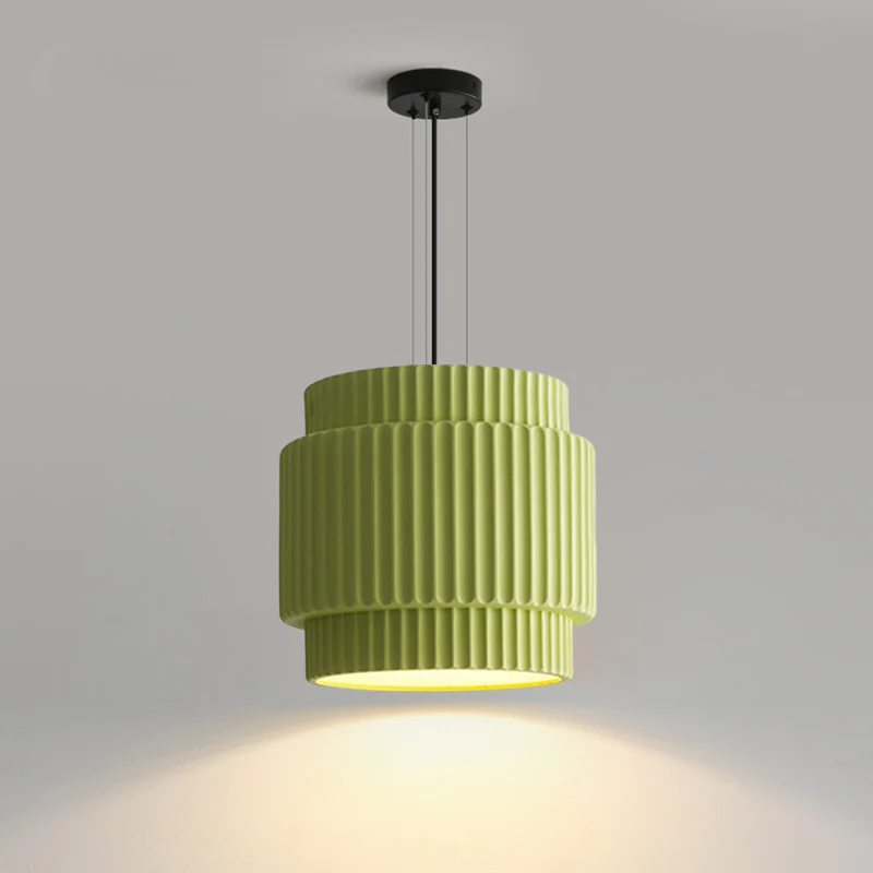 WOMO Ribbed Drum Pendant Light-WM2469 - Image 17