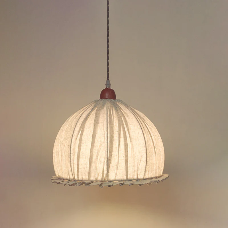 WOMO Dome Linen Pendant Light-WM2939 - Image 15