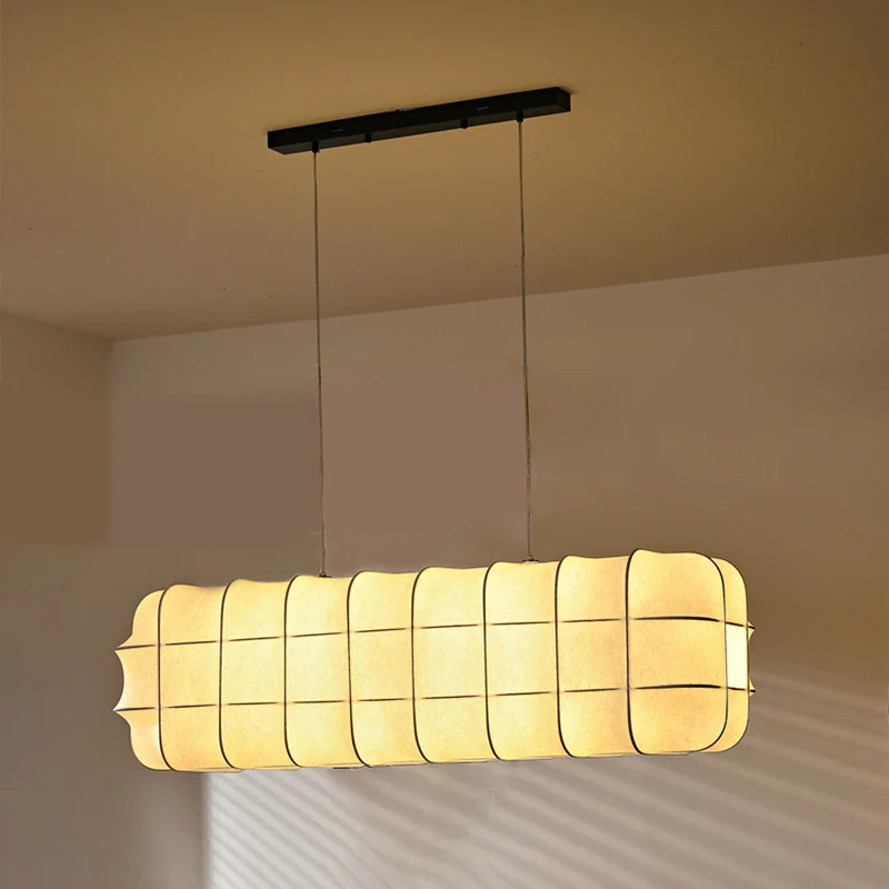 WOMO Rectangular Fabric Chandelier-WM2957 - Image 4