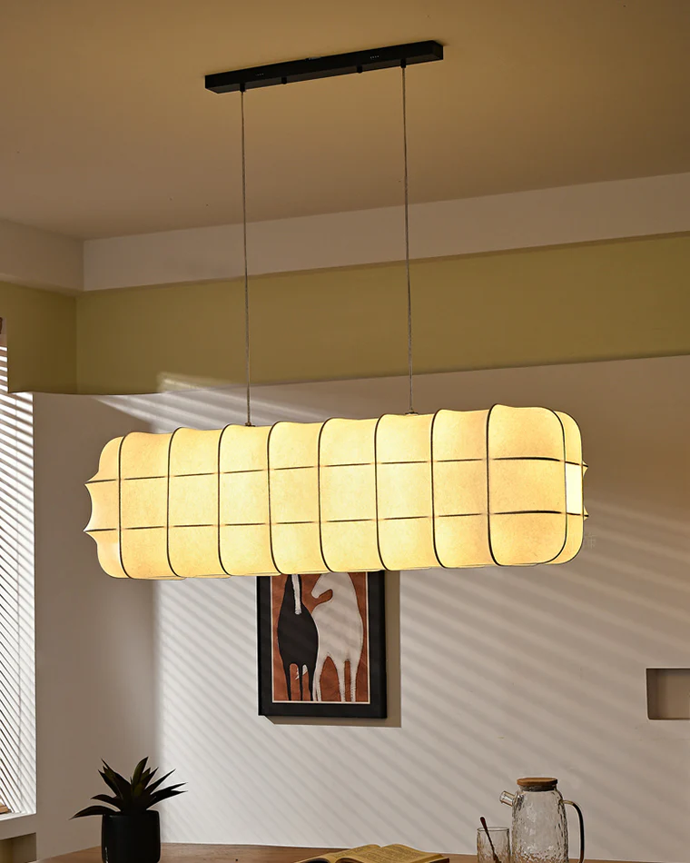 WOMO Rectangular Fabric Chandelier-WM2957 - Image 7