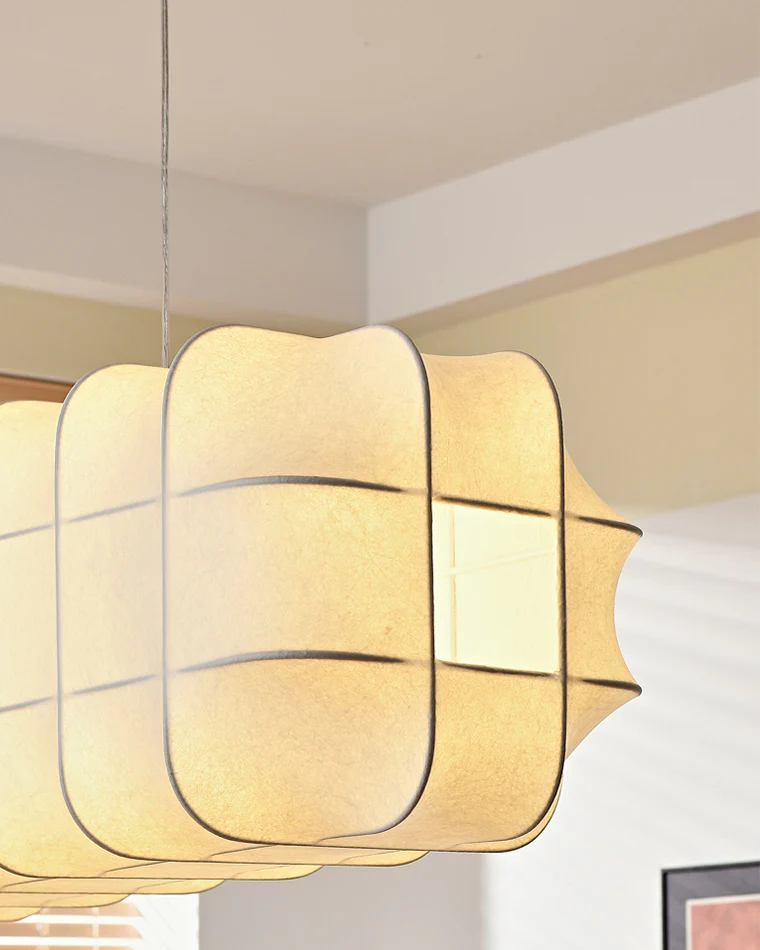 WOMO Rectangular Fabric Chandelier-WM2957 - Image 9