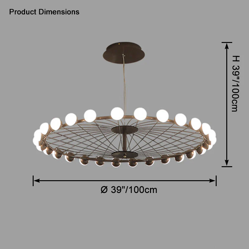WOMO Ferris Wheel Chandelier-WM2455 - Image 12