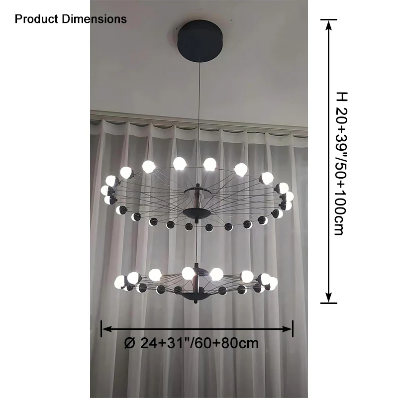 WOMO Ferris Wheel Chandelier-WM2455 - Image 14