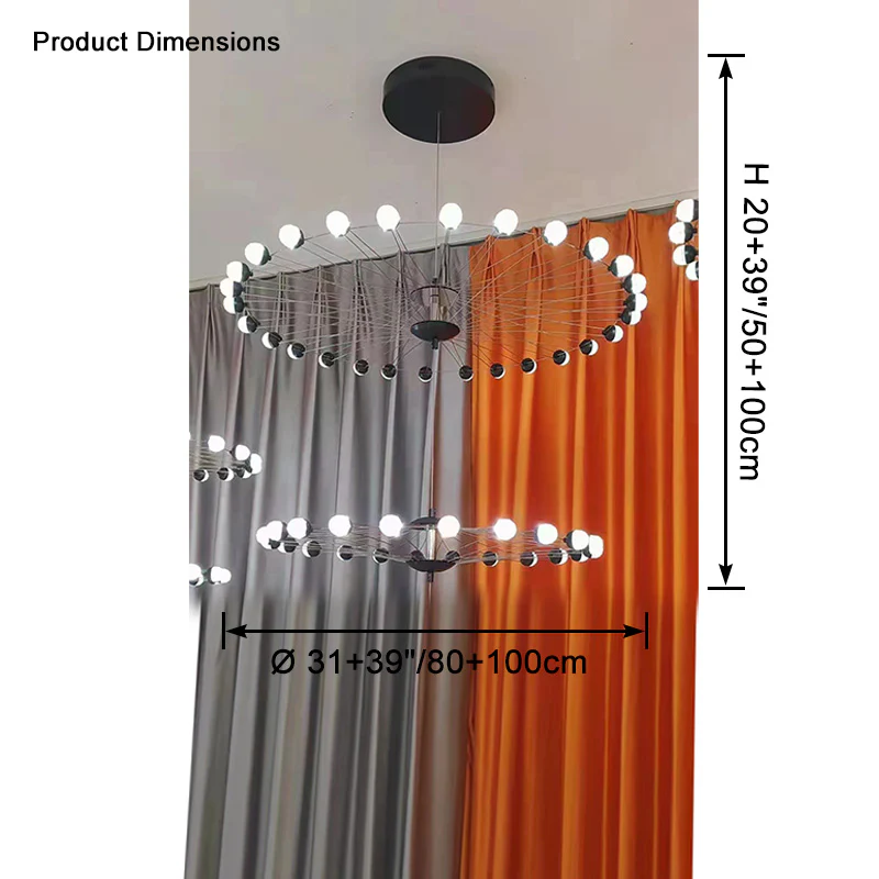 WOMO Ferris Wheel Chandelier-WM2455 - Image 16