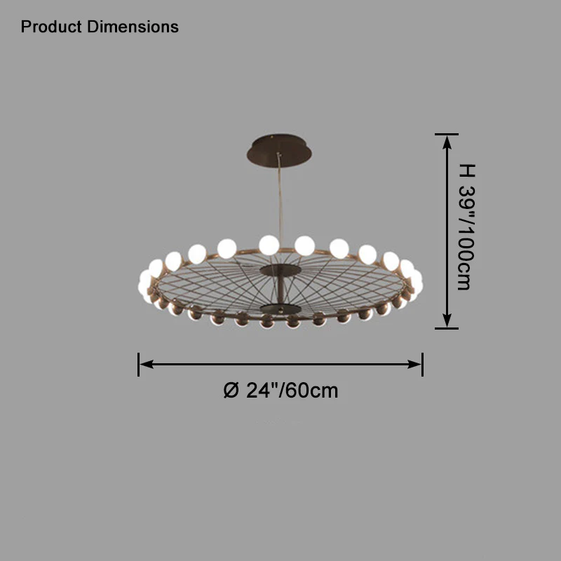 WOMO Ferris Wheel Chandelier-WM2455 - Image 7