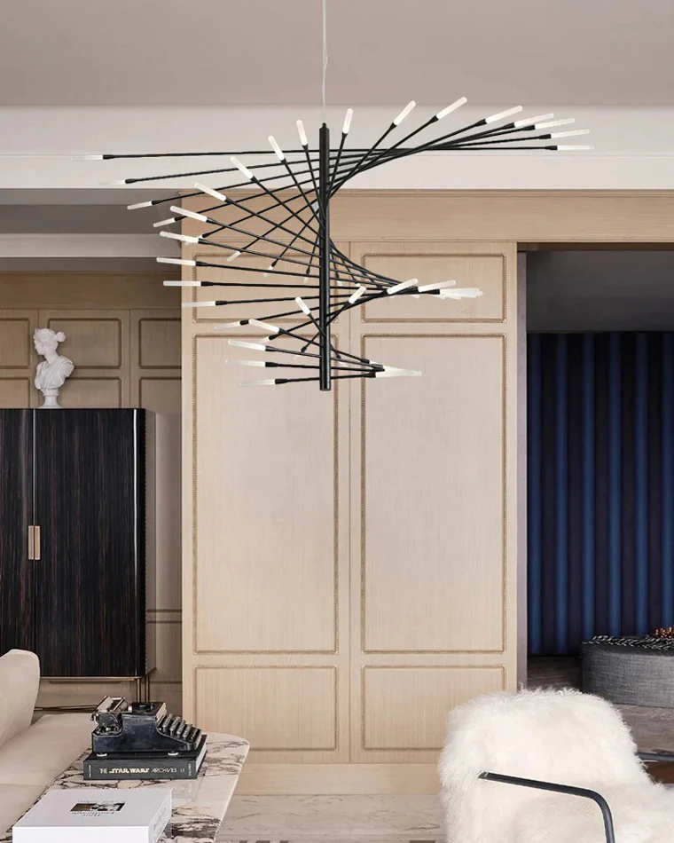 WOMO Fireworks Spiral Chandelier-WM2408 - Image 15