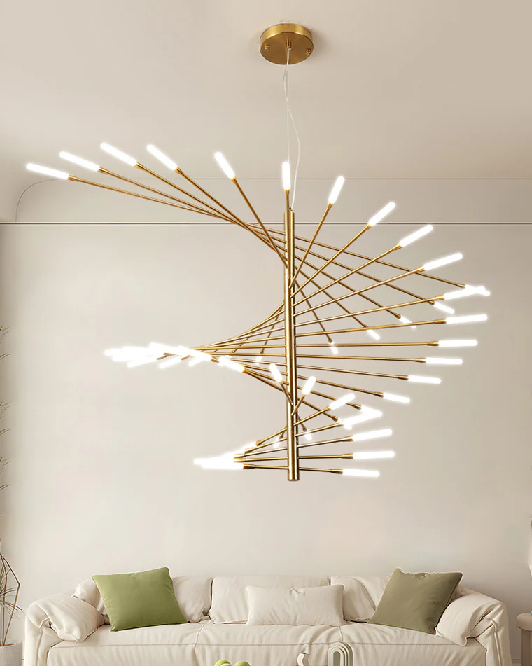 WOMO Fireworks Spiral Chandelier-WM2408 - Image 2