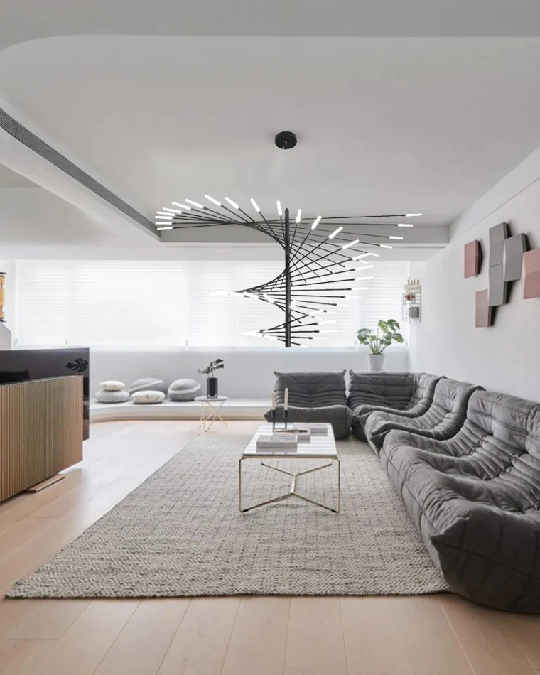 WOMO Fireworks Spiral Chandelier-WM2408 - Image 7