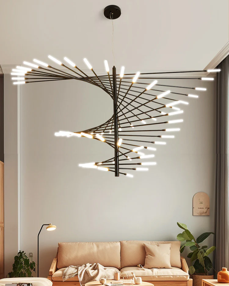 WOMO Fireworks Spiral Chandelier-WM2408 - Image 9