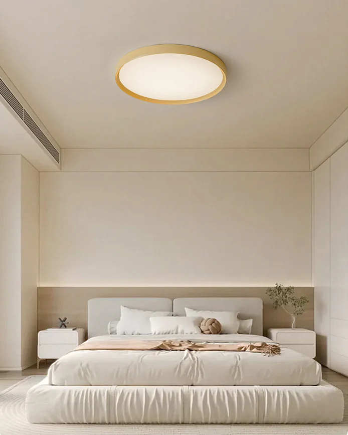 WOMO Flat Round Flush Mount Ceiling Light-WM1184 - Image 4