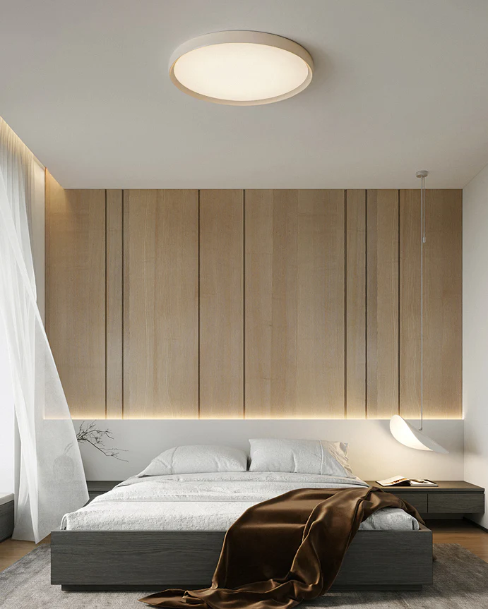 WOMO Flat Round Flush Mount Ceiling Light-WM1184 - Image 6