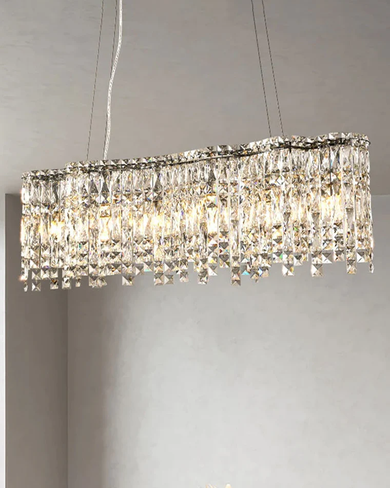 WOMO Flower Chrome Crystal Chandelier-WM2405 - Image 11