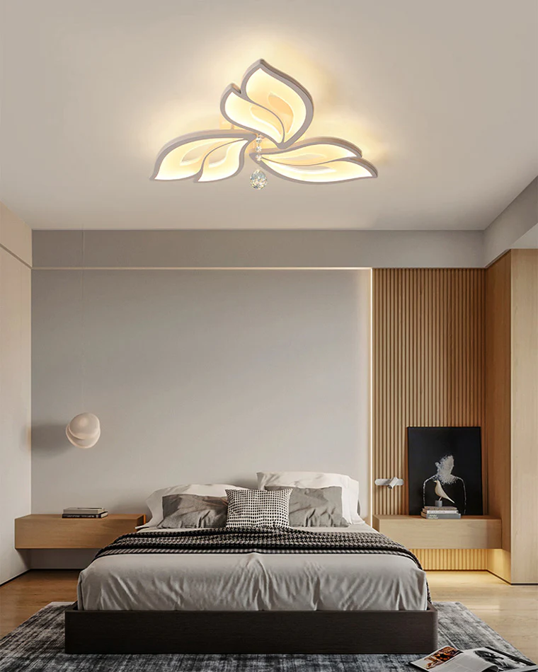 WOMO Big Flower Crystal Flush Mount Ceiling Light-WM1107 - Image 4