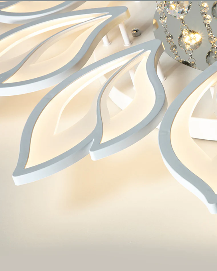 WOMO Big Flower Crystal Flush Mount Ceiling Light-WM1107 - Image 9