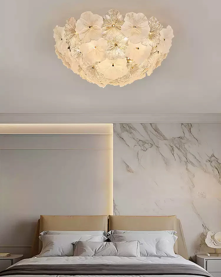 WOMO Flower Glass Ceiling Light-WM1199 - Image 5