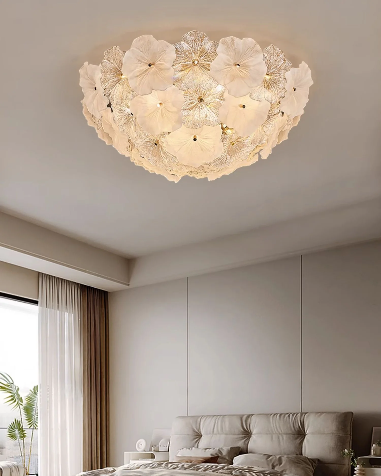 WOMO Flower Glass Ceiling Light-WM1199 - Image 6