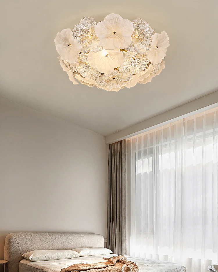 WOMO Flower Glass Ceiling Light-WM1199 - Image 7