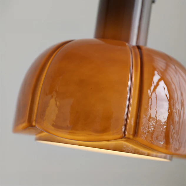 WOMO Flower Glass Pendant Light-WM3080 - Image 11