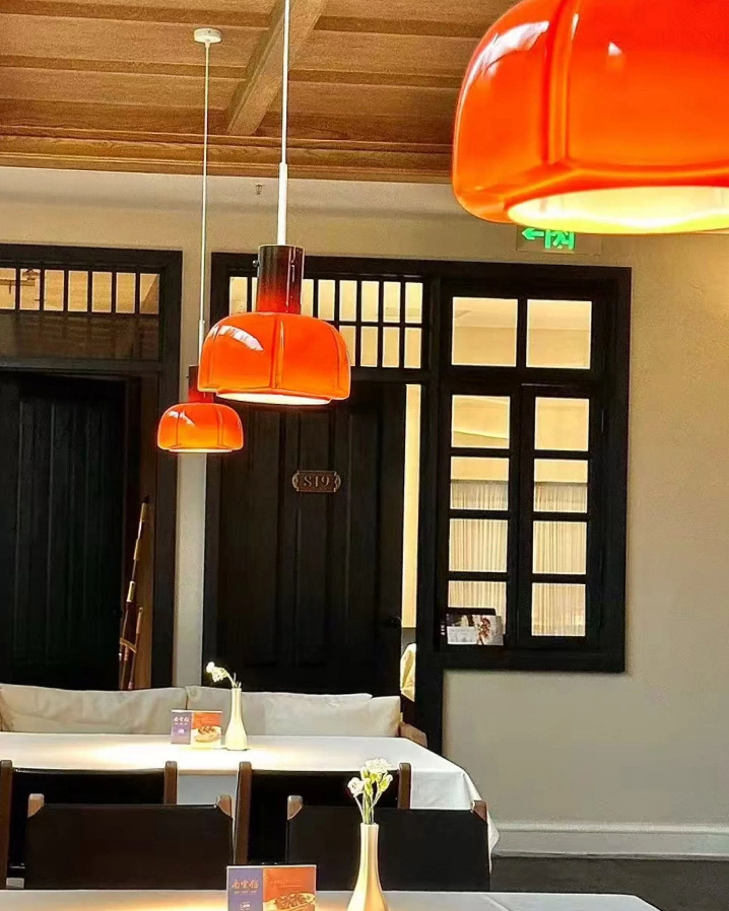 WOMO Flower Glass Pendant Light-WM3080 - Image 6