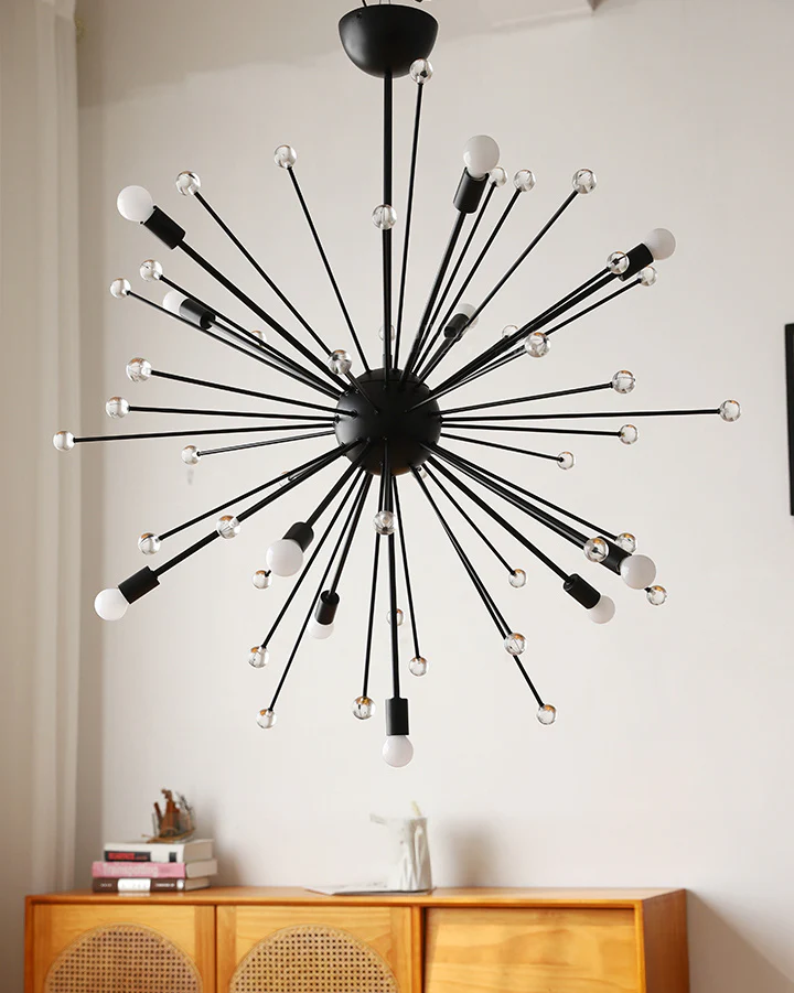 WOMO Flower Globe Chandelier-WM3075 - Image 2