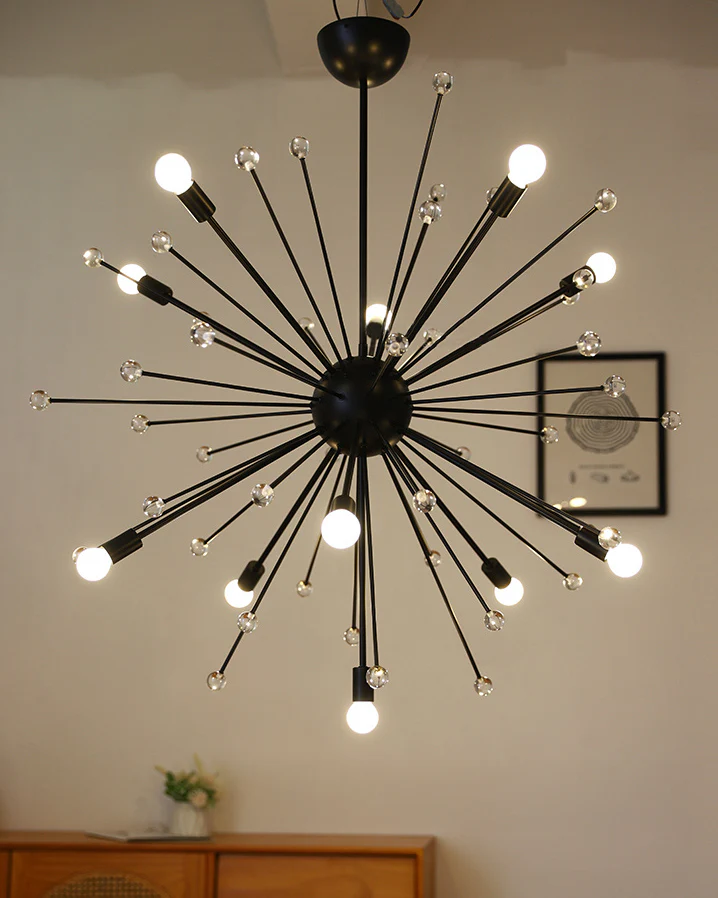 WOMO Flower Globe Chandelier-WM3075 - Image 4