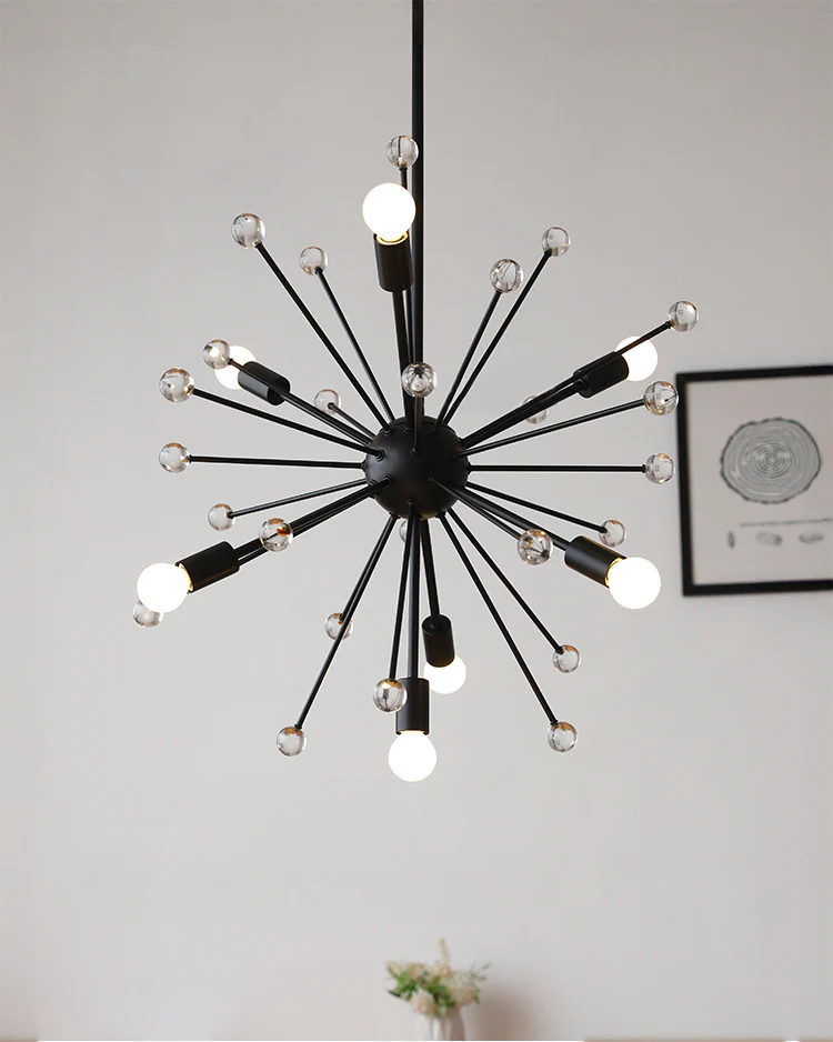 WOMO Flower Globe Chandelier-WM3075 - Image 5