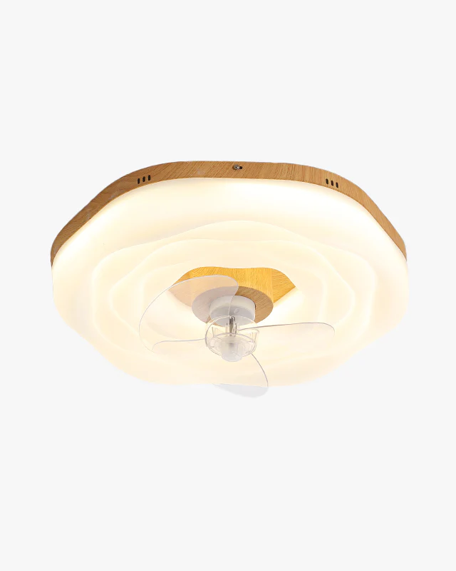 WOMO Flower Low Profile Ceiling Fan Lamp -WM5272