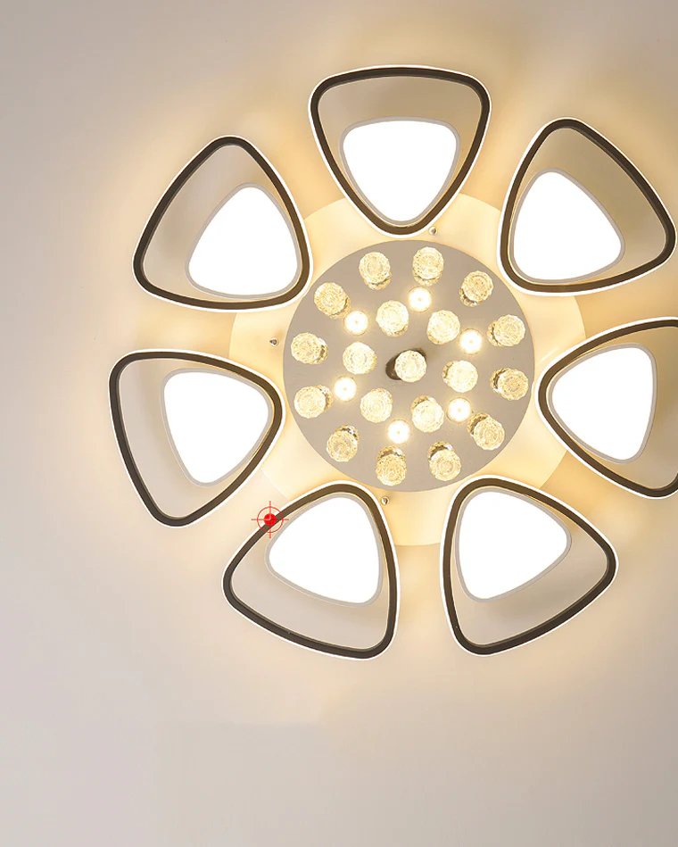 WOMO Big Flower Crystal Flush Mount Ceiling Light-WM1075 - Image 13