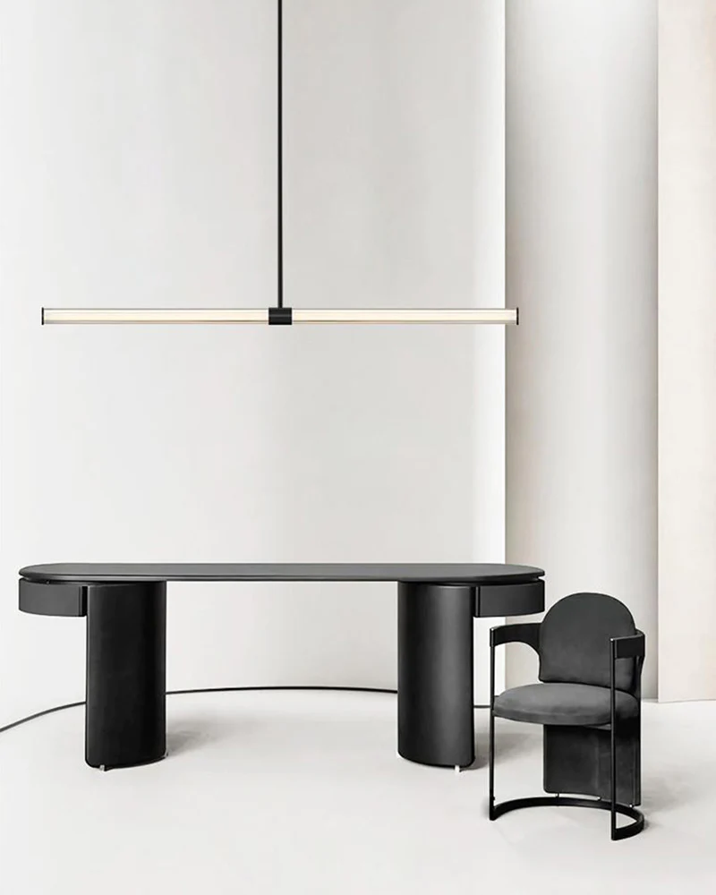 WOMO Fluted Glass Linear Chandelier-WM2776 - Image 10
