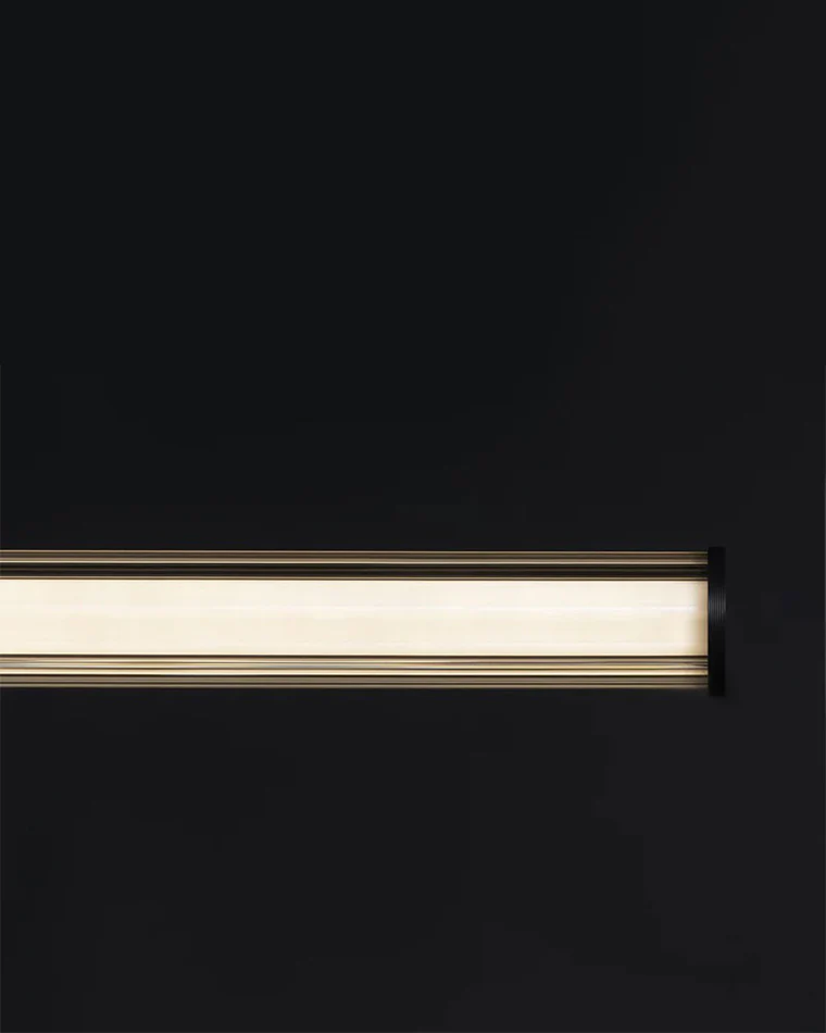 WOMO Fluted Glass Linear Chandelier-WM2776 - Image 12