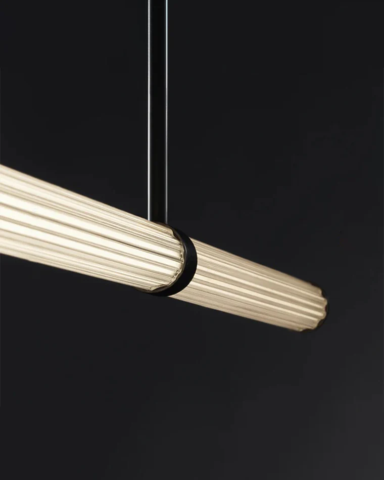 WOMO Fluted Glass Linear Chandelier-WM2776 - Image 14