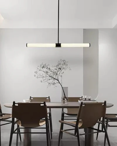 WOMO Fluted Glass Linear Chandelier-WM2776 - Image 2