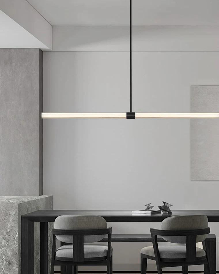 WOMO Fluted Glass Linear Chandelier-WM2776 - Image 5