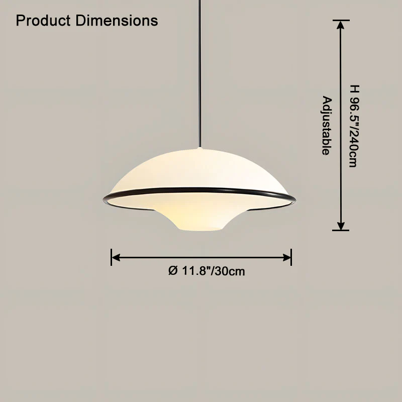 WOMO Flying Saucer Pendant Light-WM2819 - Image 13