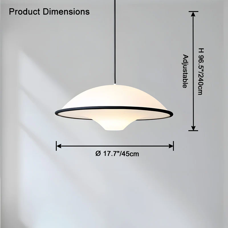 WOMO Flying Saucer Pendant Light-WM2819 - Image 15