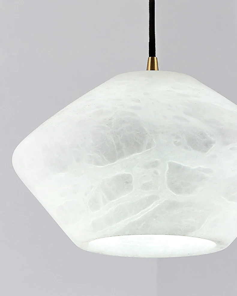 WOMO Flying Saucer Alabaster Pendant Light-WM2840 - Image 6