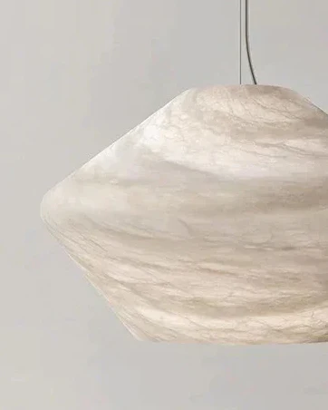 WOMO Flying Saucer Alabaster Pendant Light-WM2877 - Image 7