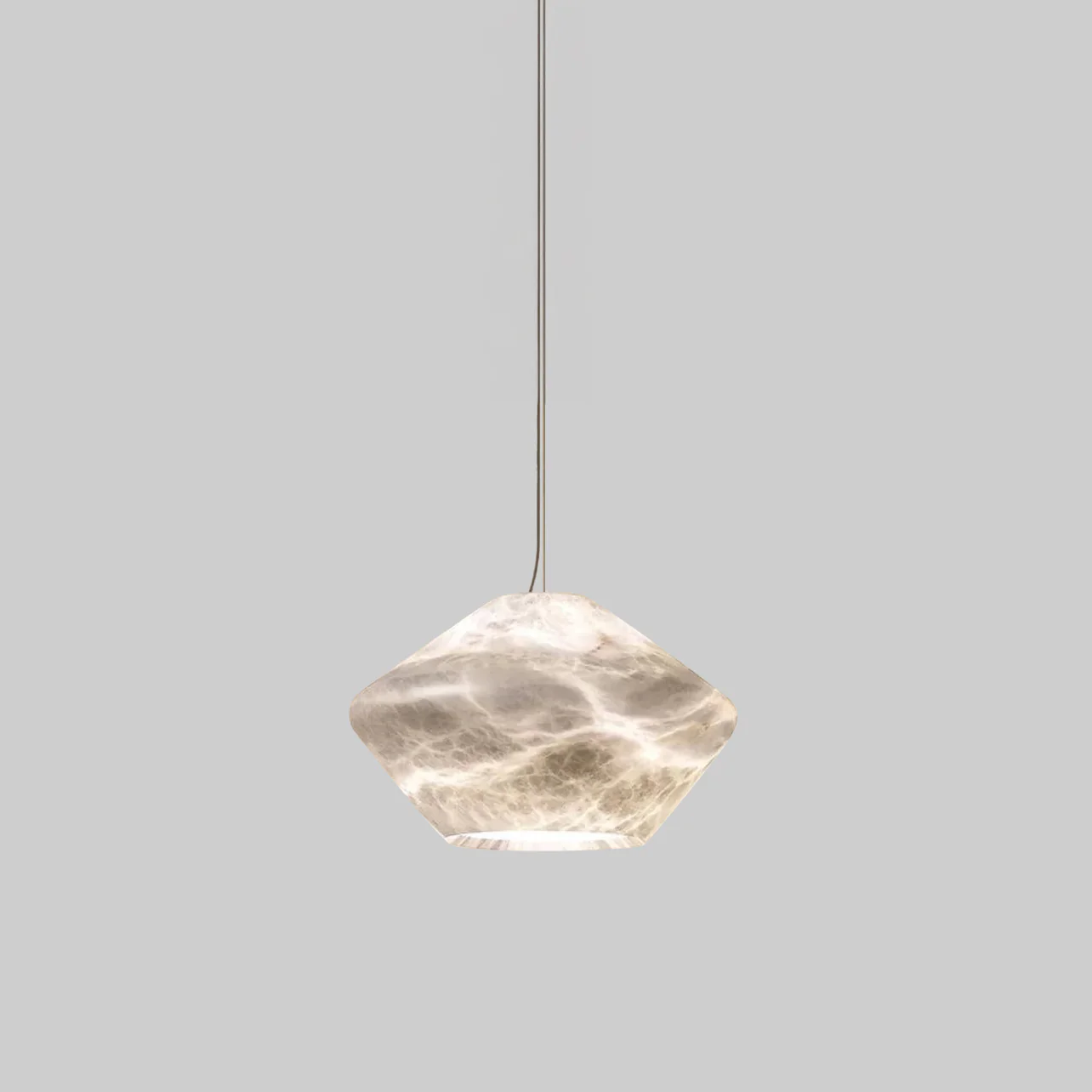 WOMO Flying Saucer Alabaster Pendant Light-WM2877 - Image 8