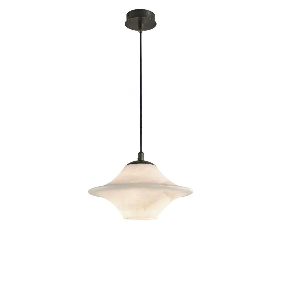 WOMO Flying Saucer Alabaster Pendant Light-WM2878 - Image 10
