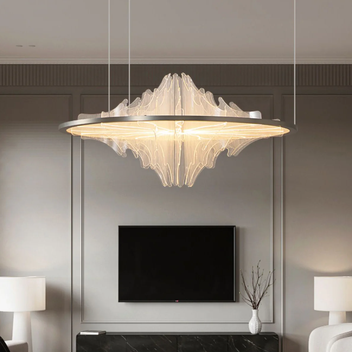 WOMO Flying Saucer Chandelier-WM2998 - Image 9