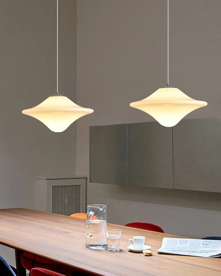 WOMO Flying Saucer Glass Pendant Light-WM2940 - Image 3