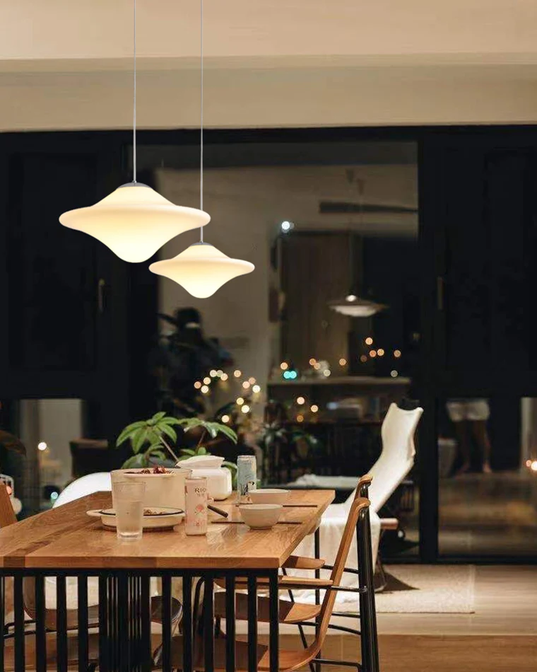 WOMO Flying Saucer Glass Pendant Light-WM2940 - Image 4