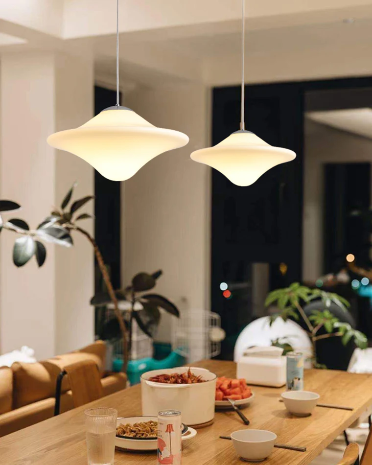 WOMO Flying Saucer Glass Pendant Light-WM2940 - Image 6