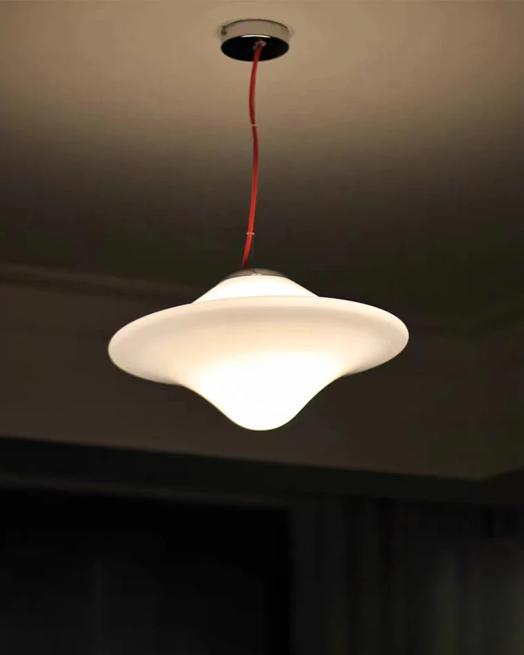 WOMO Flying Saucer Glass Pendant Light-WM2940 - Image 8