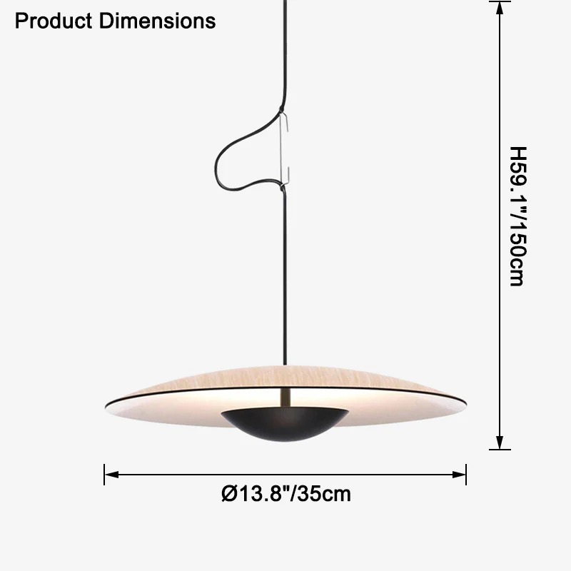 WOMO Flying Saucer Pendant Light-WM2578 - Image 19