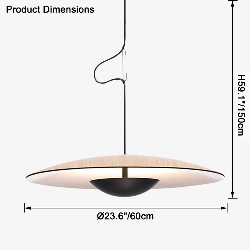 WOMO Flying Saucer Pendant Light-WM2578 - Image 23