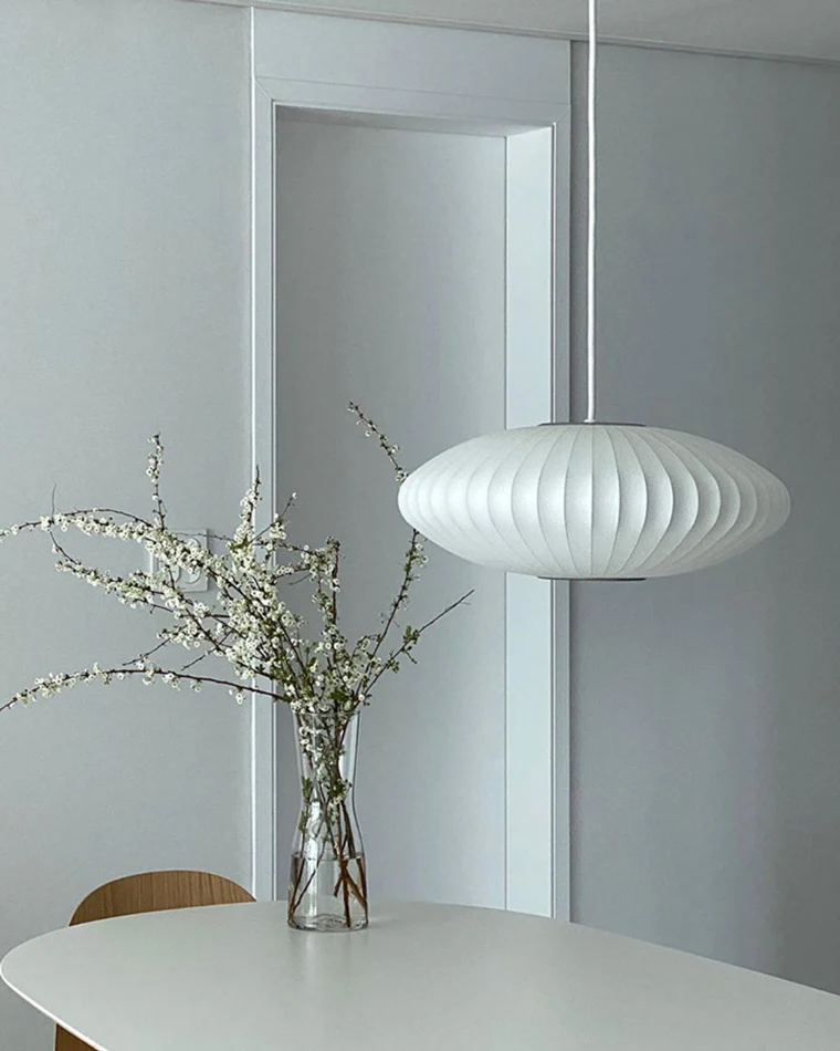 WOMO Flying Saucer Silk Pendant Light-WM2534 - Image 13