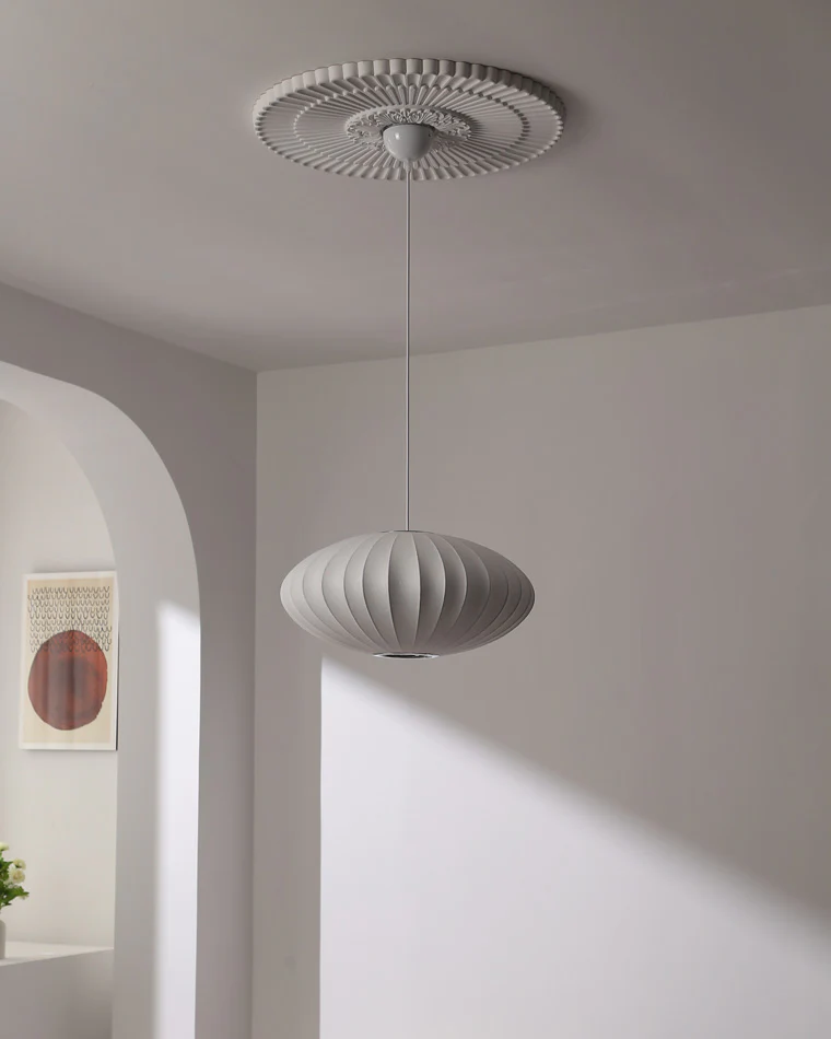 WOMO Flying Saucer Silk Pendant Light-WM2534 - Image 15